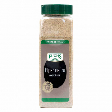 Produse Horeca - Piper negru macinat, Fuchs , 500g