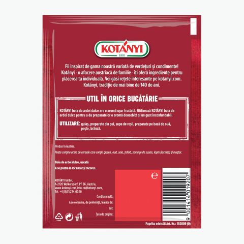 Boia de ardei dulce, Kotanyi, 5 x 20 g-Vivomarket.ro [1]