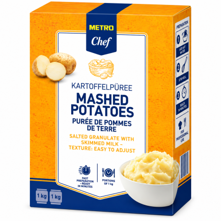 Bacanie - Piure de Cartofi Granule METRO Chef, Preparare Rapida, HoReCa, 2 kg