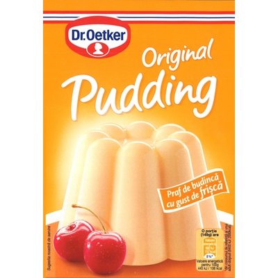 Noutati! - Praf de Budinca cu Gust de Frisca , 5 x 40 g, Dr.Oetker