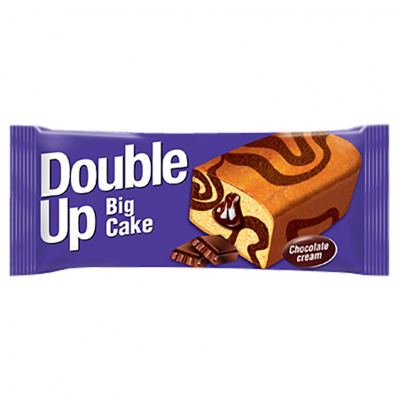 Bacanie - Prajitura Crema de Ciocolata, bax 24 buc x 55 g, DOUBLE UP Big Cake