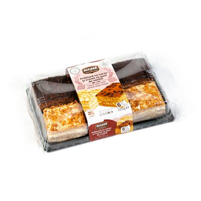 Bacanie - Prajitura cu Crema de Cacao si Vanilie, Accasa, 220 g