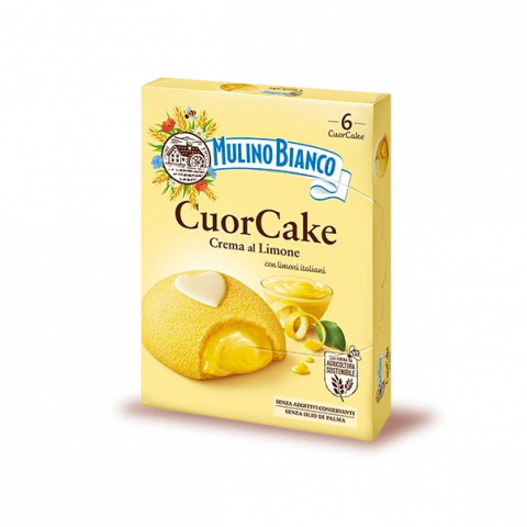 Bacanie - Prajitura cu crema de lamaie, CuorCale, Mulino Bianco, 6 buc. 210 g