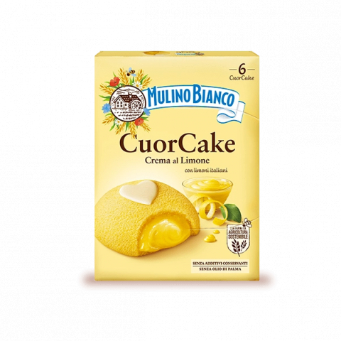 Prajitura cu crema de lamaie, CuorCale, Mulino Bianco, 6 buc. 210 g [1]