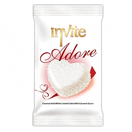 Bacanie - Prajitura cu Fulgi de Cocos, bax 24 buc x 50 g, Invite