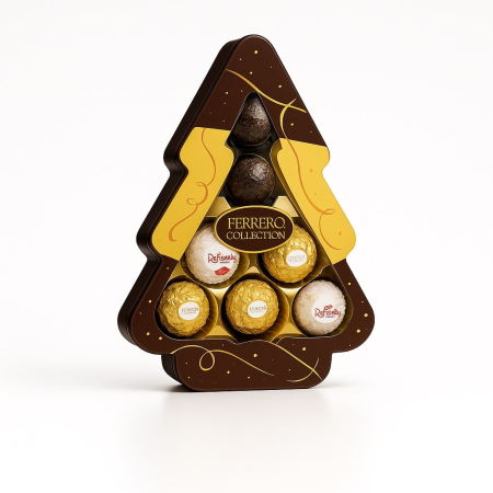 Noutati! - Praline Ferrero Collection Tree, 129 g-Vivomarket.ro