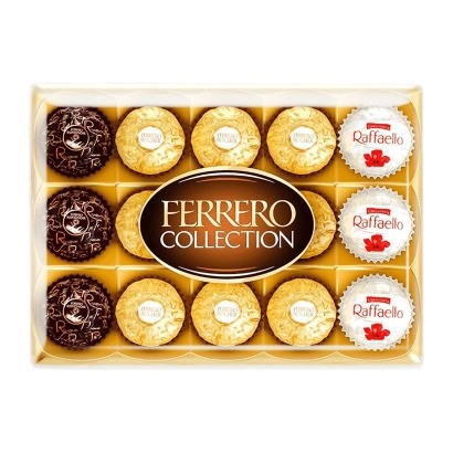 Bacanie - Praline Ferrero Collection, 15 bomboane/cutie, 172 g-Vivomarket.ro