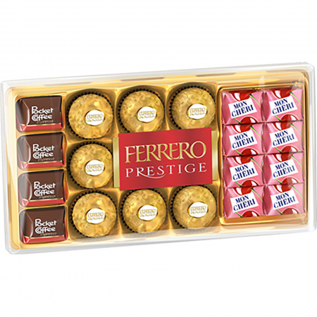 Bacanie - Praline Ferrero Prestige, 21 bomboane/cutie, 246 g