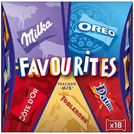 Praline Milka Favourites, Mix de 18 ciocolatele, 159 [0]