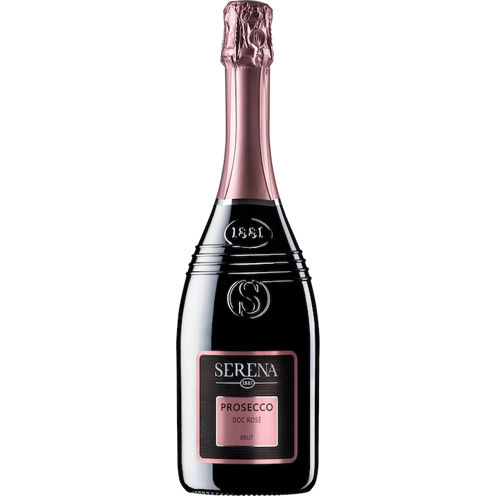 Reduceri🔥⏳ - Prosecco Rose Serena 1881, D.O.C, Brut, 0.75l