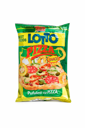 Chipsuri & Snacksuri - Pufuleti cu Pizza, Lotto, 5 x 35 g