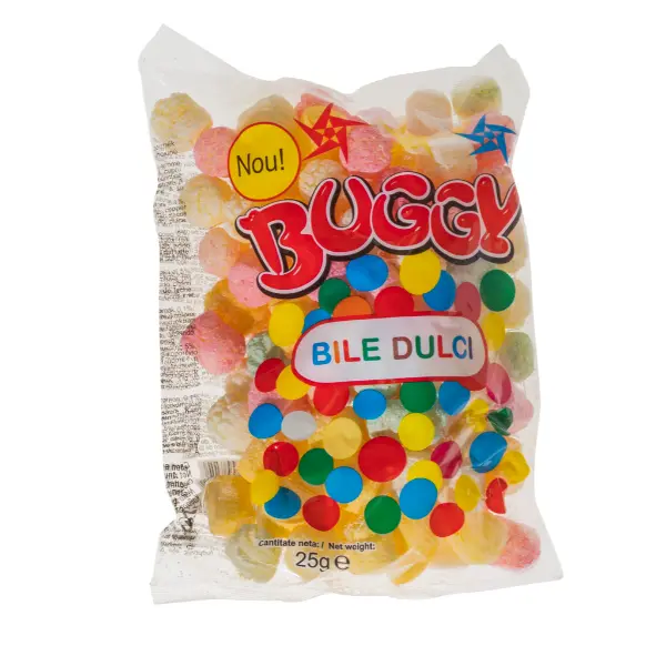 Bacanie - Pufuleti Bile Dulci , bax, 30 x 25 g, Buggy