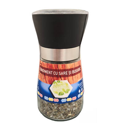 Condimente & Mixuri - Rasnita Sare si Busuioc, 150 g, Salrom