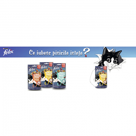 Recompense pentru pisici, Felix Party Mix, Grill, 60g [1]