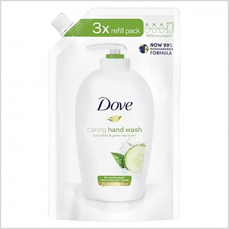 Ingrijire personala & Cosmetice - Rezerva de Sapun Lichid Dove cu Castravete & Ceai Verde, 750 ml