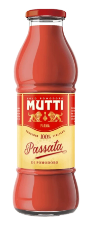 Conserve - Rosii pasate Mutti 100% rosii italiene, pentru sosuri si pizza, 700 g