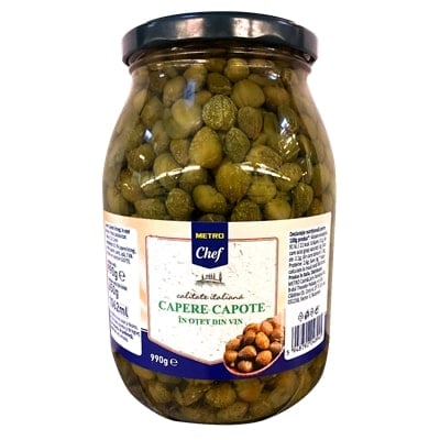 Bacanie - Capere Capote in otet de vin, Metro Chef, 990 g-VivoMarket.ro