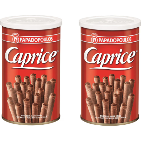 Bacanie - Rulouri Caprice cu crema de cacao si alune de padure, 2x115 g