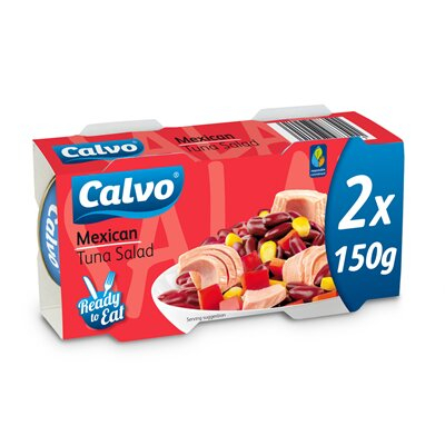 Conserve - Salata cu Ton, Mexicana, Calvo 2 x 150 g-Vivomarket.ro
