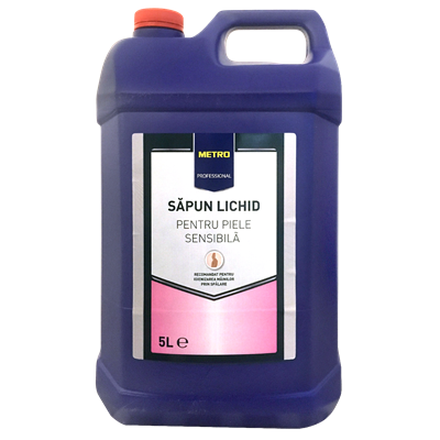 Sapunuri - Sapun Lichid pt Piele Sensibila, 5 L, Metro Professional- Vivomarket.ro