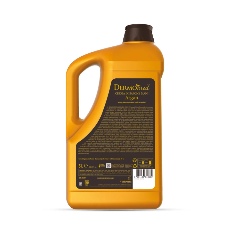 Sapun Lichid Crema DERMOMED cu Ulei de Argan, 5L [1]