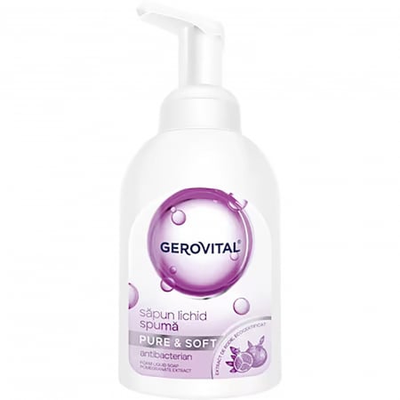 Sapunuri - Sapun lichid Gerovital Pure&Soft, 300 ml