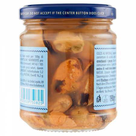 Scoici Midii in suc propriu, L'isola D'oro, 190 g [2]