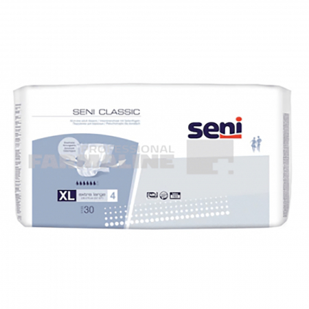 Igiena intima - Scutece adulti Classic Air, Extra Large, 30 bucati, Seni