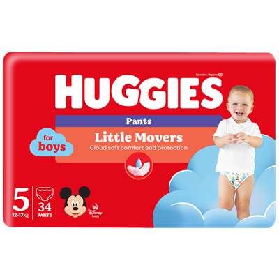 Scutece si chilotei - Scutece Chilotel Baieti , Marimea 5, 12-17 Kg, 34 buc., Huggies