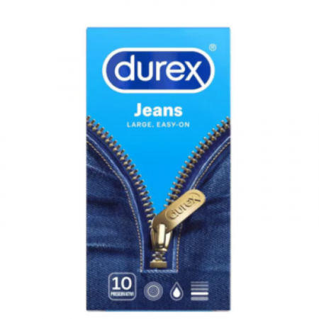 Ingrijire personala & Cosmetice - Prezervative Durex, Jeans, 10 buc