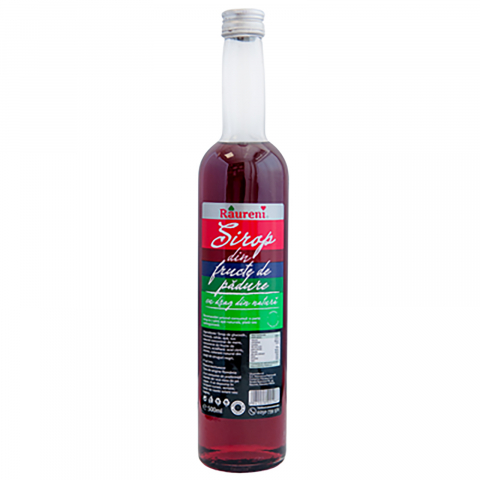 Bauturi - Sirop Fructe de Padure , 0.5 L, Raureni
