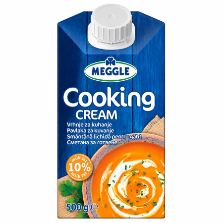Alimente de baza - Smantana pentru Gatit Meggle, 10% Grasime, 500 ml-Vivomarket.ro