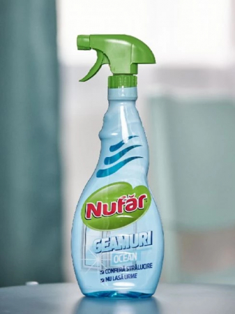 Solutie curatare geamuri Nufar Ocean, 500 ml [2]