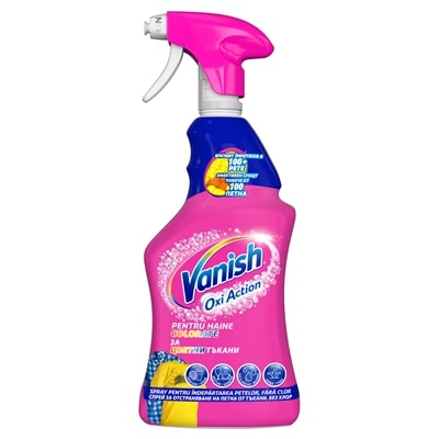 Vesela unica folosinta - Spray pentru indepartarea petelor Vanish Oxi Action, 500 ml-Vivomarket.ro