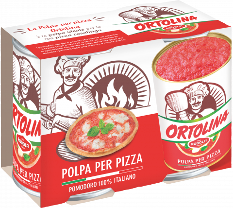 Bacanie - Sos de rosii pentru Pizza, 2 x 400 gr, Ortolina