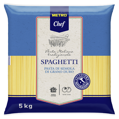 Bacanie - Spaghetti, 5Kg, Metro Chef