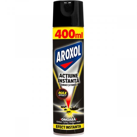 Curatenie & Intretinere - Spray actiune instanta impotriva gandacilor si furnicilor Aroxol , 400 ml