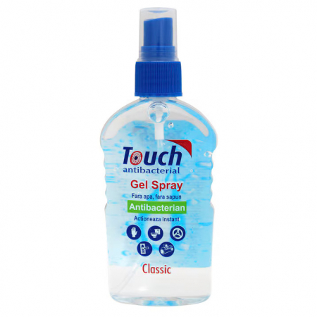 Ingrijire corp - Spray dezinfectant pentru maini Touch, Clasic cu efect antibacterian, 112 ml