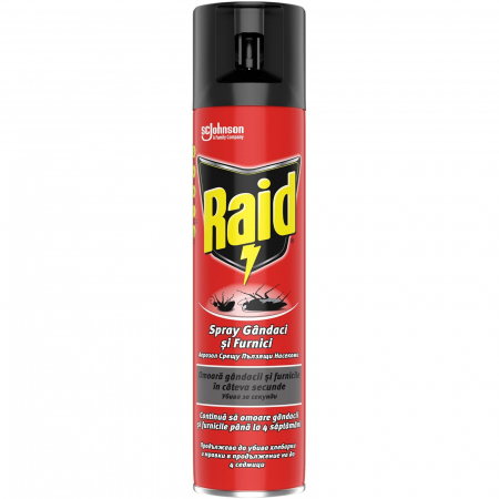 Curatenie & Intretinere - Spray impotriva insectelor taratoare Raid, 400 ml