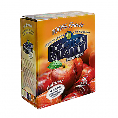 Suc de mere 100% natural, DR.Vitamin, 5 l [0]