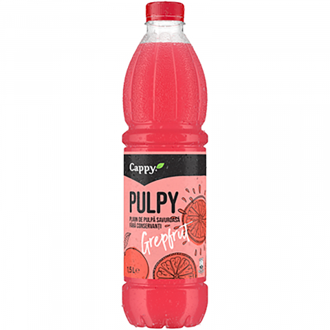 Bauturi necarbogazoase - Suc de portocale, Cappy pulpy, 1.5 l