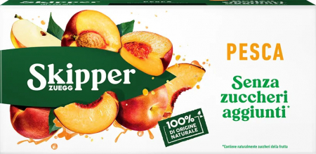 Bauturi - Suc de Piersici, Fara zahar adaugat, Skipper, 3 x 0.2 l