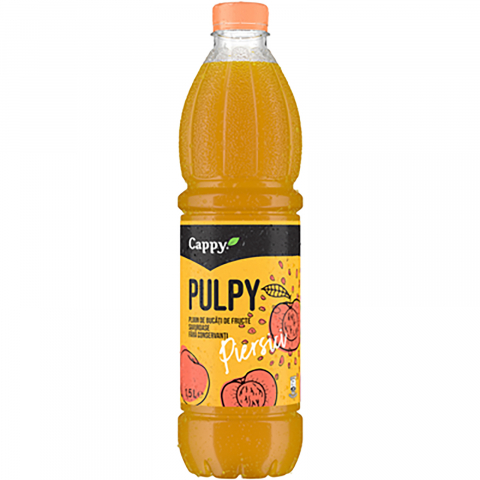 Bauturi Non-Alcoolice - Suc de portocale, Cappy pulpy, 1.5 l
