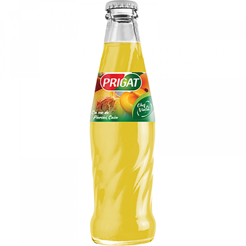 Bauturi necarbogazoase - Suc Piersica si Caisa , sticla, 12 x 250 ml, Prigat Still