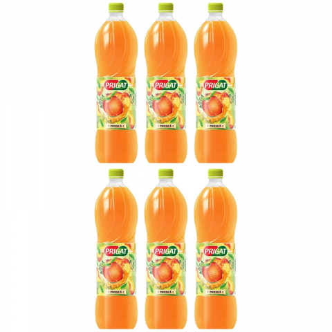 Bauturi Non-Alcoolice - Suc Piersica, 6 x 1.75 L, Prigat