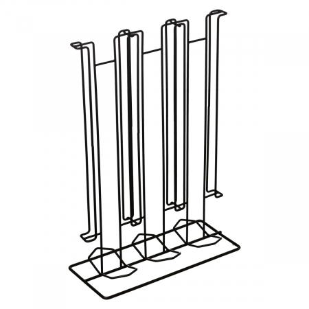 Suport pentru capsule Dolce Gusto, 36 de capsule, Negru, Inox [0]