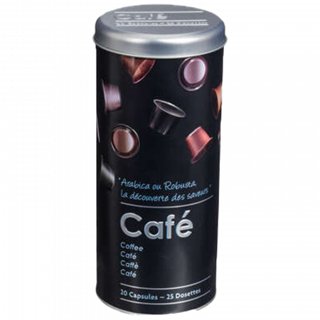 Suport pentru capsule universal in forma de cutie, negru [0]