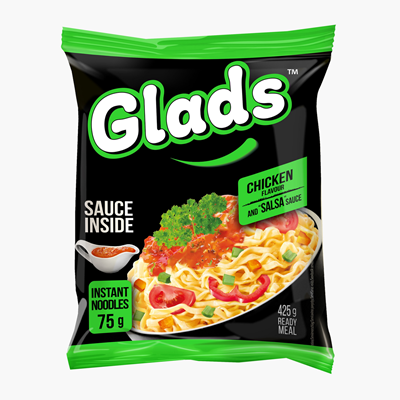 Bacanie - Taitei Aroma Pui cu Sos Salsa, 75 g, Glads