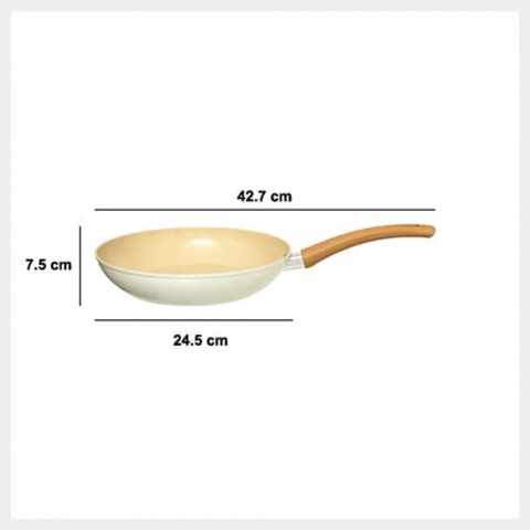 Tigaie din aluminiu, dublu invelis antiaderent ceramic ILAG, 24 cm, toate sursele de caldura, Savorium [5]