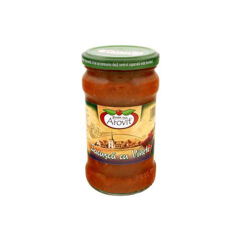 Conserve - Zacusca cu Vinete, Arovit, 6 x 300 g-Vivomarket.ro